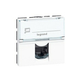 Розетка компьютерная двухместная RJ-45, UTP кат.5е, 076554 Mosaic New Legrand Розетка компьютерная двухместная RJ-45, UTP кат.5е, 076554 Mosaic New Legrand