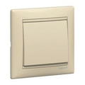 Переключатель одноклавишный Valena скрытой установки IP20 перекрестный (сх.7) бежевый 774307 Legrand
