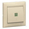 Переключатель одноклавишный Valena скрытой установки IP20 с подсветкой бежевый 774326 Legrand