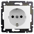 Розетка одноместная Valena скрытой установки с заземлением 16А белый 774420 Legrand