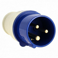 Вилка переносная 023 2Р+РЕ 32А 220В IP44 (ps-023-32-220) EKF