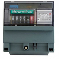 Счетчик электроэнергии однофазный однотарифный Меркурий-201. 6 10-80А 220В импульсный выход DIN ОУ Инкотекс