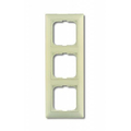 Рамка с декоративной накладкой, 3 поста, слоновая кость Basic55 1725-0-1486 ABB Рамка с декоративной накладкой, 3 поста, слоновая кость Basic55 1725-0-1486 ABB
