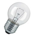 Лампа ДШ 15Вт Е27 прозрачная CLAS P45 CL 4050300008462 OSRAM
