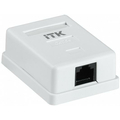 Настенная розетка RJ45, кат.5E UTP 1 порт CS2-1C5EU-12 ИЭК ITK