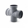 Крестовина канализационная одноплоскостная 110/110/110 угол 87 РосТурПласт