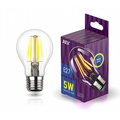 Лампа светодиодная 5Вт Е27 A60 2700К 515Лм прозрачная 230В грушевидная Filament филаментная DECO Premium 32422 5 REV