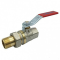 Кран шаровой латунный со сгоном 1/2" ВР/НР рычаг 1006-01 Aquasfera