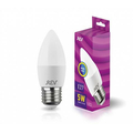 Лампа светодиодная 5Вт E27 C37 2700К 350Лм матовая 220В свеча 32273 3 REV