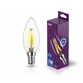 Лампа светодиодная 7Вт Е14 C37 4000К 730Лм прозрачная 230В свеча Filament филаментная DECO Premium 32487 4 REV