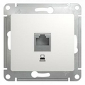 Розетка RJ45 компьютерная GLOSSA скрытой установки кат. 5е механизм белый GSL000181K Schneider Electric Розетка RJ45 компьютерная GLOSSA скрытой установки кат. 5е механизм белый GSL000181K Schneider Electric