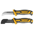 Нож для снятия изоляции; изогнутое лезвие INGCO HPK82001