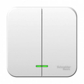 Выключатель двухклавишный BLANCA BLNVA065111 Schneider Electric Выключатель двухклавишный BLANCA BLNVA065111 Schneider Electric