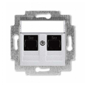 Розетка RJ45+RJ45 компьютерная Levit скрытой установки кат. 5e механизм с накладкой серебро 2CHH295118A6070 ABB Розетка RJ45+RJ45 компьютерная Levit скрытой установки кат. 5e механизм с накладкой серебро 2CHH295118A6070 ABB