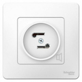 Розетка FM радио BLANCA скрытой установки в сборе белый BLNPS000011 Schneider Electric