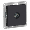 Розетка TV телевизионная Atlasdesign скрытой установки проходная 4DB механизм карбон ATN001092 Schneider Electric Розетка TV телевизионная Atlasdesign скрытой установки проходная 4DB механизм карбон ATN001092 Schneider Electric