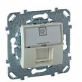 Розетка RJ45 компьютерная Unica скрытой установки IP40 кат. 5е с полем для надписи механизм бежевый MGU5.421.25ZD Schneider Electric Розетка RJ45 компьютерная Unica скрытой установки IP40 кат. 5е с полем для надписи механизм бежевый MGU5.421.25ZD Schneider Electric