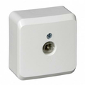 Розетка телевизионная TV ЭТЮД открытой установки 0,7dB белый TVA-002b / TVA-002B Schneider Electric Розетка телевизионная TV ЭТЮД открытой установки 0,7dB белый TVA-002b / TVA-002B Schneider Electric