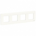 Рамка 4 поста Unica Studio белый NU200818 Schneider Electric Рамка 4 поста Unica Studio белый NU200818 Schneider Electric