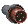 Вилка 034 3Р+РЕ 63А 380В переносная IP54 (PSR02-063-4) IEK