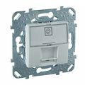 Розетка RJ45 компьютерная Unica скрытой установки IP40 кат. 5е с полем для надписи механизм белый MGU5.421.18ZD Schneider Electric Розетка RJ45 компьютерная Unica скрытой установки IP40 кат. 5е с полем для надписи механизм белый MGU5.421.18ZD Schneider Electric