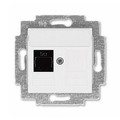 Розетка RJ45 компьютерная кат. 5e и заглушка Levit скрытой установки механизм с накладкой белый 2CHH295117A6003 ABB Розетка RJ45 компьютерная кат. 5e и заглушка Levit скрытой установки механизм с накладкой белый 2CHH295117A6003 ABB