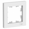Рамка 1 пост Atlasdesign горизонтальная белый ATN000101 Schneider Electric Рамка 1 пост Atlasdesign горизонтальная белый ATN000101 Schneider Electric
