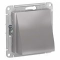 Вывод кабеля Atlasdesign скрытой установки механизм с накладкой алюминий ATN000399 Schneider Electric Вывод кабеля Atlasdesign скрытой установки механизм с накладкой алюминий ATN000399 Schneider Electric