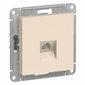 Розетка RJ11 телефонная Atlasdesign скрытой установки механизм бежевый ATN000281 Schneider Electric Розетка RJ11 телефонная Atlasdesign скрытой установки механизм бежевый ATN000281 Schneider Electric