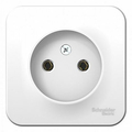 Розетка одинарная BLANCA открытой установки без заземления без шторок 16А 250В с изолирующей пластиной в сборе белый BLNRA000111 Schneider Electric