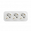 Блок розеточный Quteo 3 x 2К+З со шторками 16A - 250В~ IP20 белый 782238 Legrand Блок розеточный Quteo 3 x 2К+З со шторками 16A - 250В~ IP20 белый 782238 Legrand