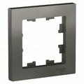 Рамка для розеток и выключателей 1 пост Atlasdesign горизонтальная сталь ATN000901 Schneider Electric Рамка для розеток и выключателей 1 пост Atlasdesign горизонтальная сталь ATN000901 Schneider Electric