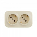 Блок розеточный Quteo 2 x 2К+З без шторок 16A - 250В~ IP20 слоновая кость 782263 Legrand Блок розеточный Quteo 2 x 2К+З без шторок 16A - 250В~ IP20 слоновая кость 782263 Legrand
