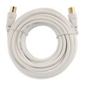 Шнур ТВ гнездо - ТВ штекер, длина 7 метров, белый Rexant
