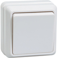 Выключатель одноклавишный ВС20-1-0-ОБ ОКТАВА открытой установки 10А белый IP20 EVO10-K01-10-DC IEK