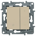 Legrand ETIKA Диммер нажимной 400Вт слоновая кость