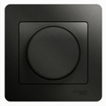 GLOSSA Светорегулятор поворотный 300Вт антрацит в сборе Schneider Electric GSL000734