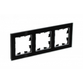 Рамка трехпостовая ATLASDESIGN NATURE, СТЕКЛО ЧЕРНЫЙ Schneider Electric ATN321003 Рамка трехпостовая ATLASDESIGN NATURE, СТЕКЛО ЧЕРНЫЙ Schneider Electric ATN321003