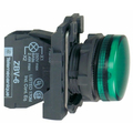 Лампа сигнальная 22мм 230/240V зеленая Schneider Electric XB5AVM3