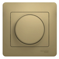 GLOSSA Диммер поворотный в сборе 300Вт титан Schneider Electric GSL000434
