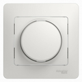 GLOSSA Диммер поворотно нажимной, LED, RC, 630Вт белый Schneider Electric GSL000137