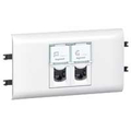 Legrand Mosaic-New Розетка компьютерная двойная категория 5e с суппортом DLP