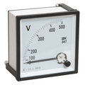 Вольтметр 600В 72х72 AC непосредственное включение Э47 IEK IPV10-6-0600-E