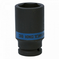 Головка торцевая ударная глубокая шестигранная 3/4', 36 мм King Tony 643536M