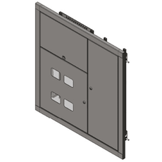 Щит этажный четырехквартирный ЩЭ-4 Стандарт (1000х650х120) завод МАЯК