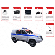 Система видеонаблюдения для полицейских автомобилей