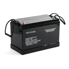 Аккумулятор герметичный свинцово-кислотный TEPLOCOM 100 Ач Бастион