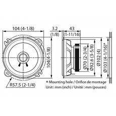 Колонки Kenwood KFC-S1056