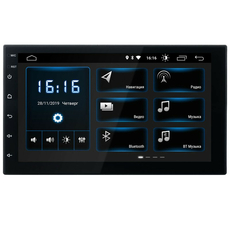 2DIN USB-магнитола Incar DTA-7707 на Android 9 с навигацией