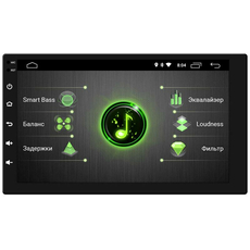2DIN USB-магнитола Incar DTA-7707 на Android 9 с навигацией